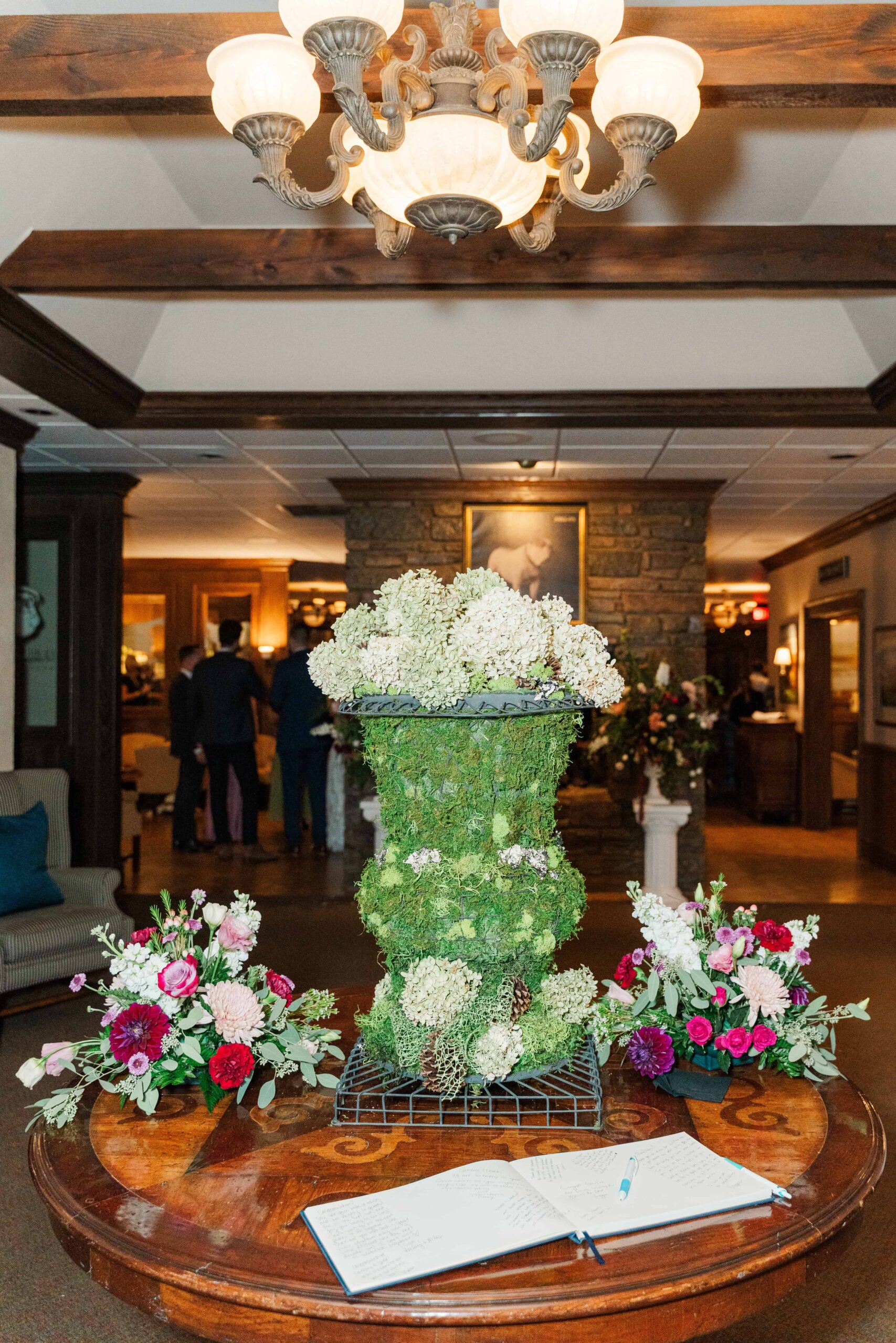 Reception details highlighted in Olde Beau Resort & Golf Club wedding photography