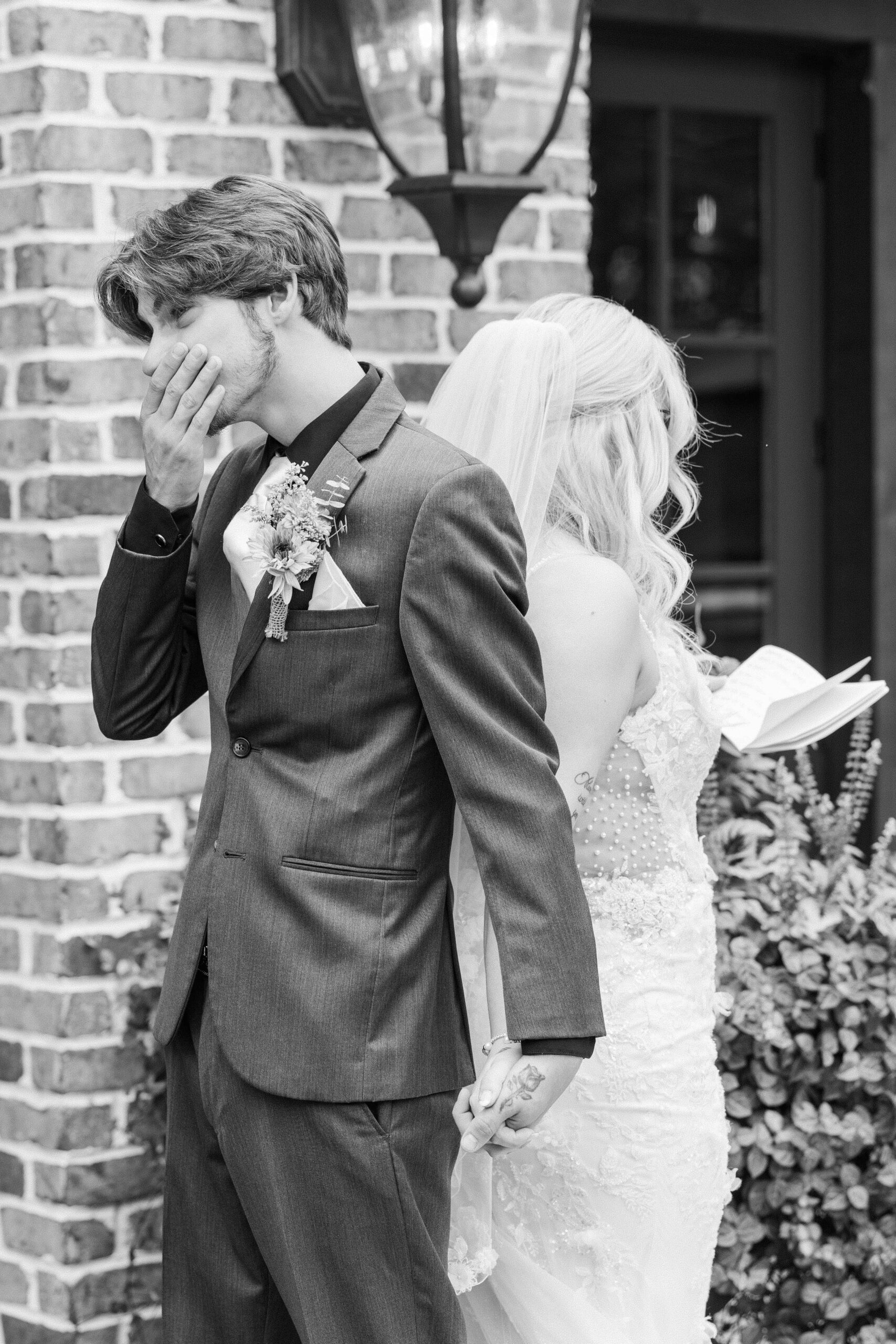 Catawba Falls Events wedding photographer capturing emotional vows