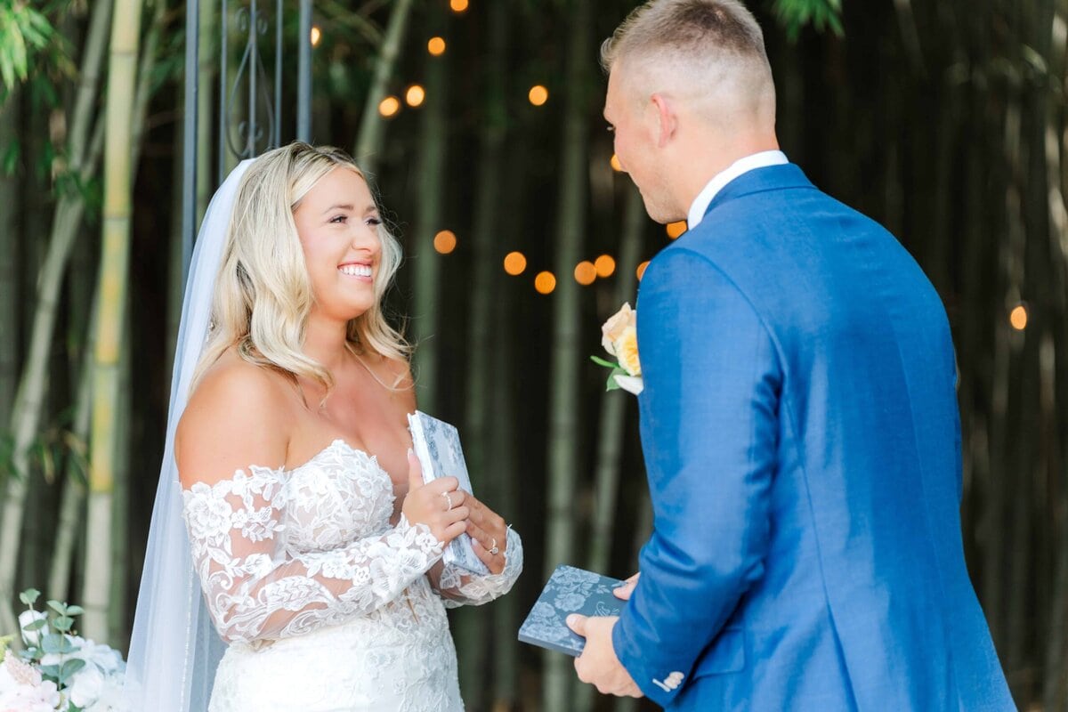 Bride and groom celebrating their big day at Camelot Meadows Event Venue