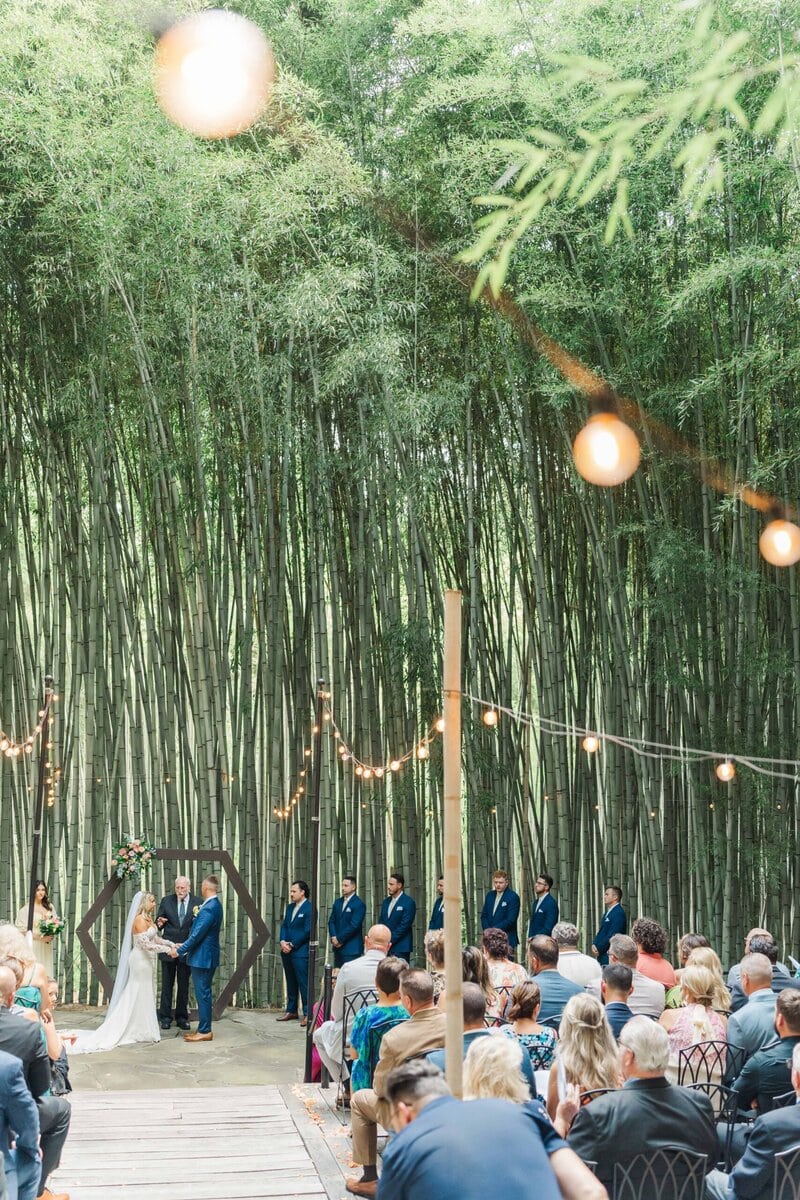 Emotional vows during a Camelot Meadows Wedding ceremony