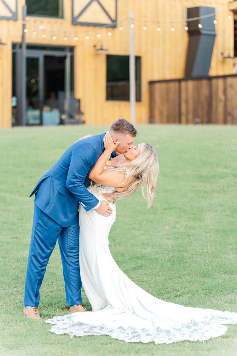 Market lights glowing during a Camelot Meadows Wedding reception