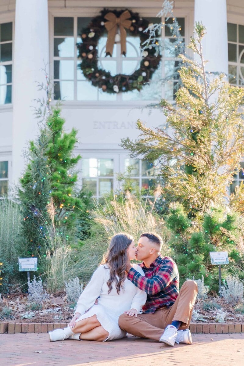 Daniel Stowe Conservancy winter engagement photography
